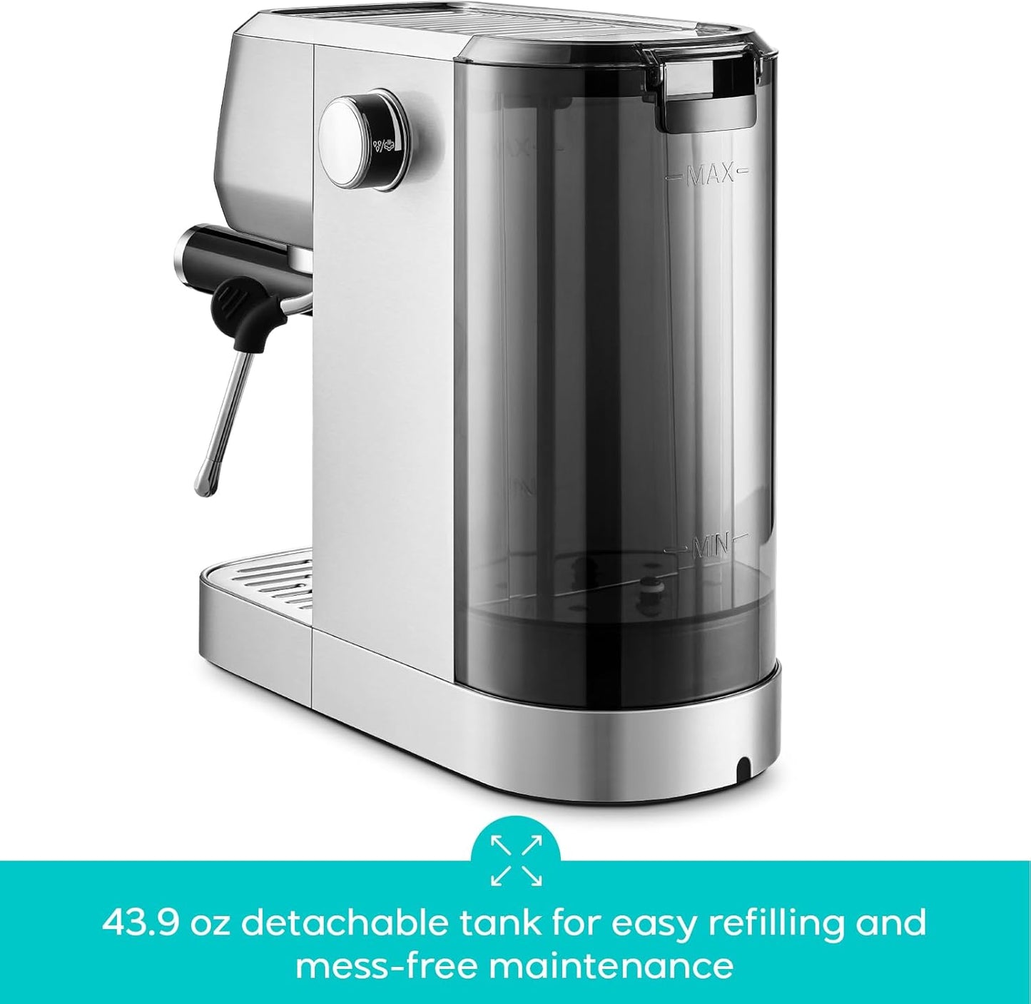 Steam Wand Luxury Coffee Maker